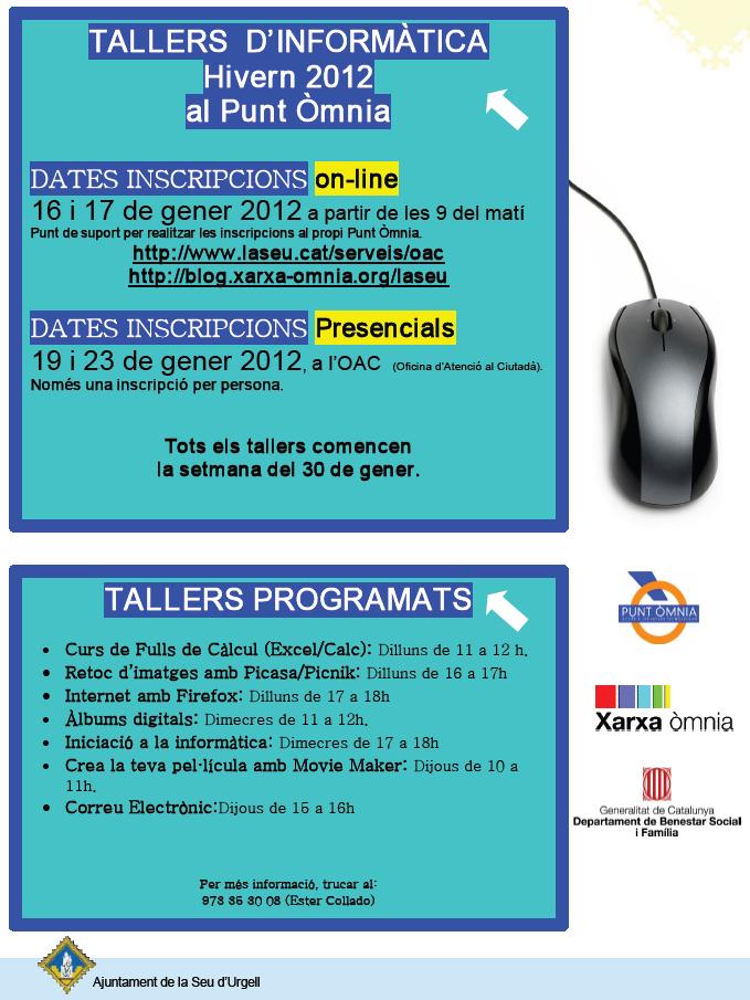 tallers Hivern 2012